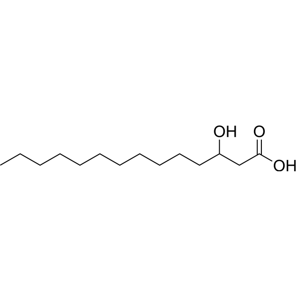 3-Hydroxytetradecanoic acid (3-Hydroxymyristic acid) 1961-72-4